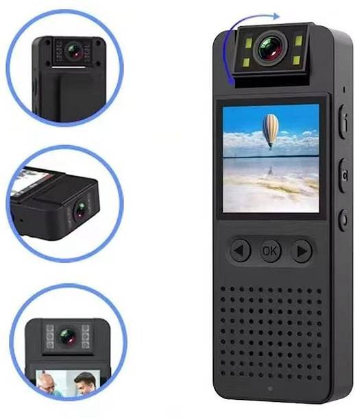 MatLogix Body Mounted WiFi 1080p HD Security DVR Camera, 1.3" LCD Display, Night Vision Security Camera