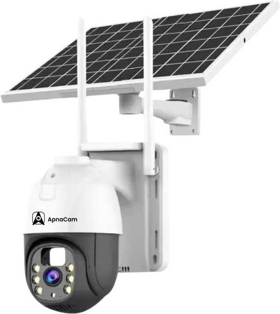 ApnaCam 5MP FHD 4G Solar Camera | Siren | 2-Way Audio | Night Vision | IP66 Security Camera