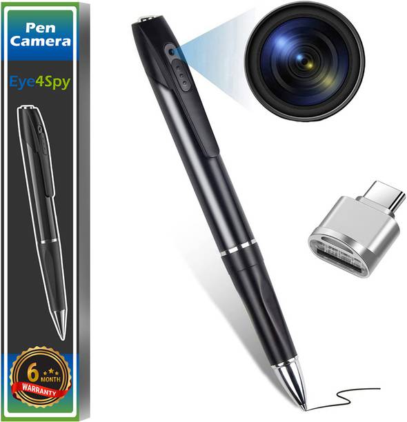 Eye4spy Spy Pen Camera – 1080P Full HD Hidden Camera | Rechargeable Battery Security Camera