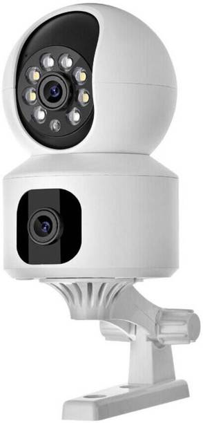 SNARIYOVSN 5+5MP Wifi FHD Mini Dual Lens/Screen 2in1 PTZ+Bullet Indoor CCTV Camera For Home Security Camera