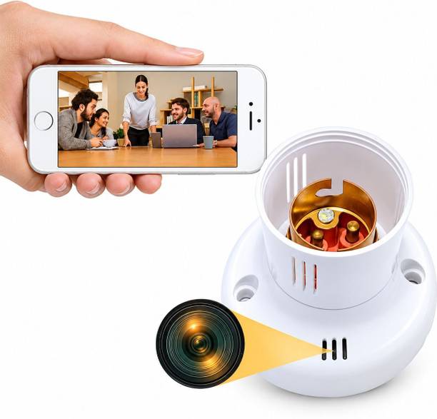 KIFEBITE Bulb Holder Spy Camera 1080P Secret Camera with Multi Phone Viewing Security Camera