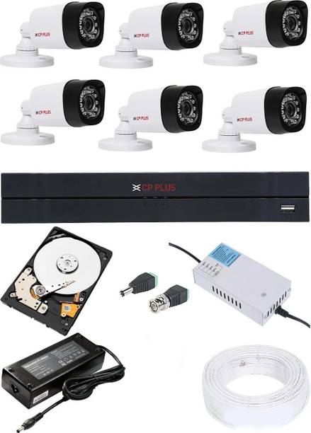 CP PLUS 8 Channal HD DVR 1080p 1Pcs,Bullet Camera 2.4MP...