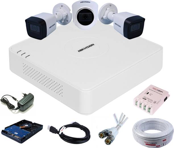 HIKVISION 4 Channel HD DVR 1080P,Outdoor & Indoor Camera 1080P Security Camera