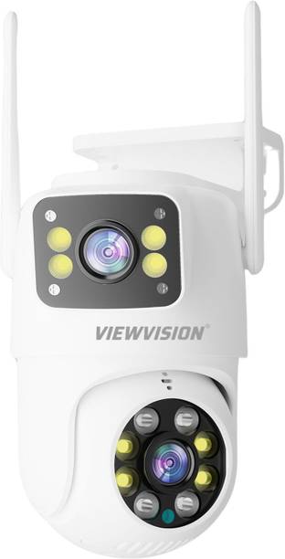 व्यूविजन AT-R2H Full HD 1080p 3MP+3MP Dual Lens Linkage (360°) Pan/Tilt Wi-Fi 2 Way Talk सिक्योरिटी कैमरा