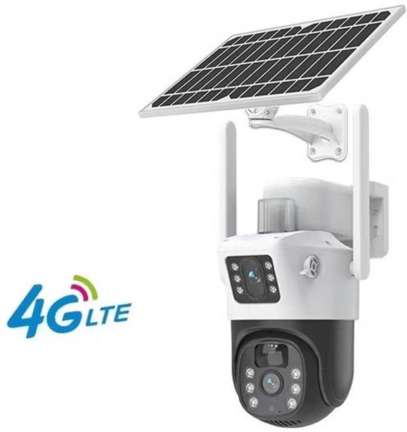 SKY HUB 5+5MP 4G SIM Mini PT Solar Powered Linkage Advanced WIRELESS CCTV Surveillance Security Camera