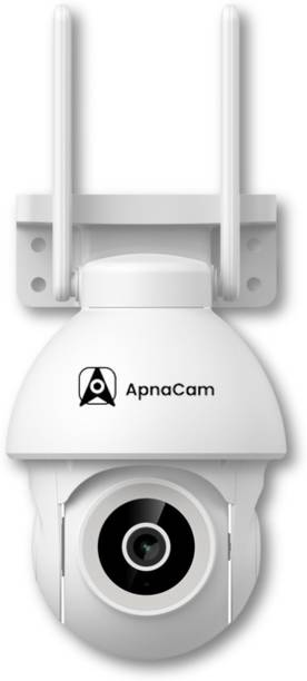 ApnaCam 4MP 2K Full HD 360° WiFi Camera Outdoor | Color Night Vision AI Detection IP66 Security Camera