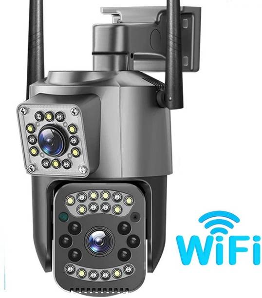 Bzrqx CCTV WIFI Dual Lens Camera Ptz 360° Mobile Monitoring 24x7 Safety Night Vision Security Camera