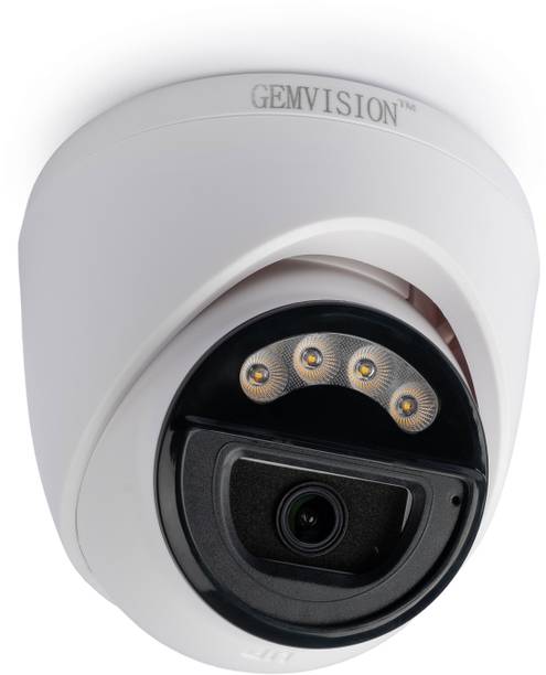 GEM VISION 3MP Full HD Indoor Dome CCTV Camera with Full Color Night Vision Plug & Play Security Camera