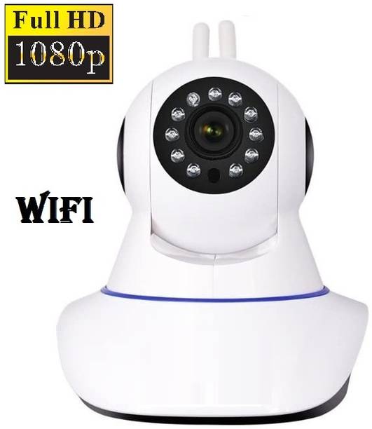 Bzrqx CCTV IP Wireless PTZ Camera 1080P WiFi Night Vision 360°Live View TwoWay Audio Security Camera
