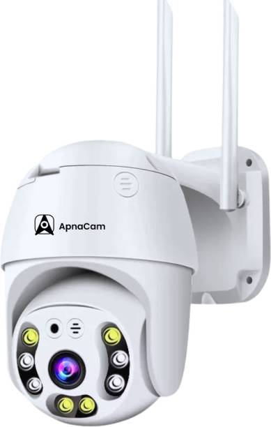 ApnaCam Smart PTZ 2-Way Audio Live View Wifi Color Night Vision 360°Alarm Waterproof Security Camera