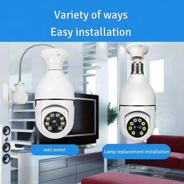 unique device BULB WIFI CAMERA (3 MP ) CCTV Security Camera