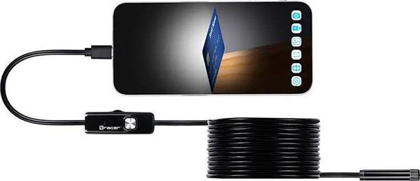 SecureAac 7mm Lens Endoscope Camera with 6LEDs, USB Connection, 2M Inspection Wire Security Camera