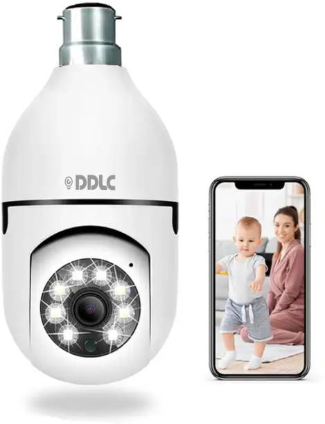 DDLC Wi-Fi CCTV Camera Wireless Bulb Shape PTZ V380 Pro | Indoor 360° Spy Camera