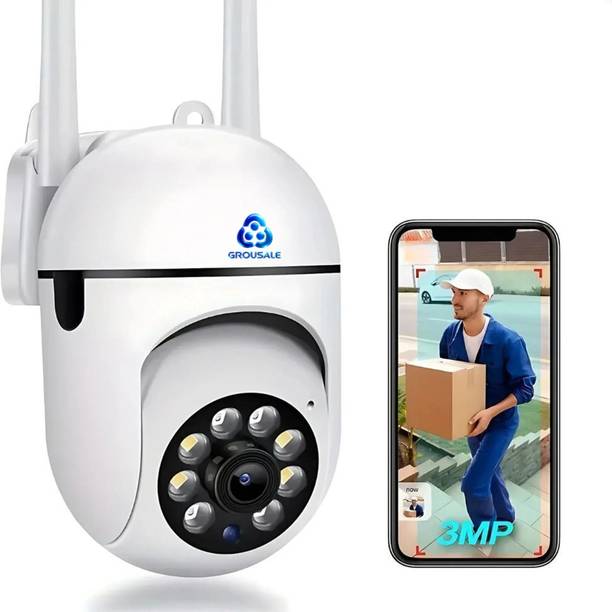 Grousale 3 MP FHD WiFi Indoor Mini Fox PTZ Security Camera