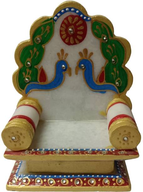 Urban Baniya White Marble || Home Mandir | God Stand for Home | Pooja/Singhasan for God || Stone Home Temple
