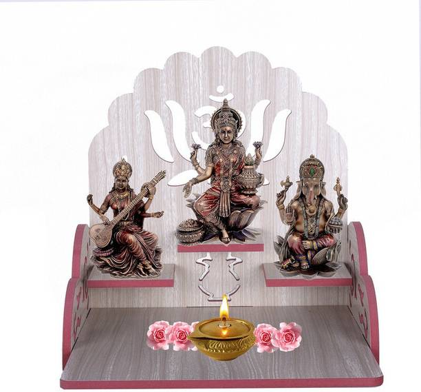LAKHAJI Solid Wood Home Temple