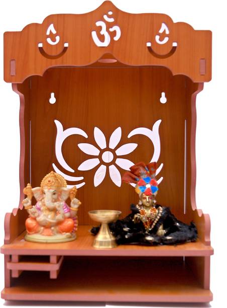 STASTORE Home Temple Wall Hanging Product Engineered Wood Home TempleWooden Singhasan Temple for God Handmade Beautiful Small Wooden Home and Office Temple/Pooja Mandir Foldable Wooden Mandir for Wall Decor as Office & Home Wooden Home Temple/Home mandir/god Stand for Home/Pooja StandWall Art Fully Handmade New Beautiful Design Wooden Home and Office Temple/Pooja Mandir Engineered Wood Home Temple