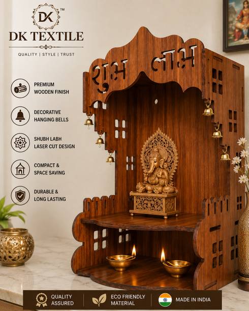 dktextile DK Divine Shubh Labh Temple Engineered Wood Home Temple