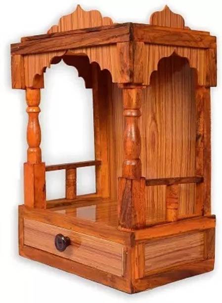 WTG Plus Star Handmade wooden temple for home/office/shop Engineered Wood Home Temple