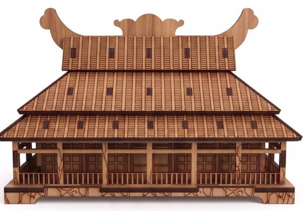 Jitendra Japanese 3D Architectural Miniature, Laser Cut Showpiece for Home & Office Decor डेकोरेटिव शोपीस  -  12 cm