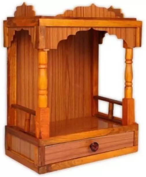 Nivistar Enterprises. wooden temple wooden Temple Plywood Mandir for Pooja Home Decoration Solid Wood Home Temple