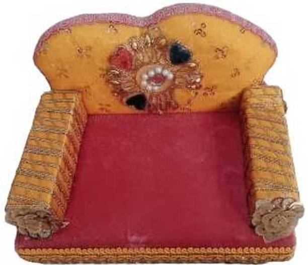 HVL Laddu Gopal Singhasan Solid Wood Home Temple