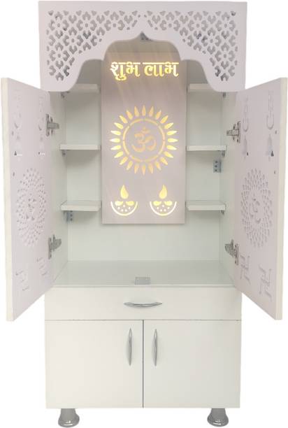shivoja Premium Product Engineered Wood Home Temple