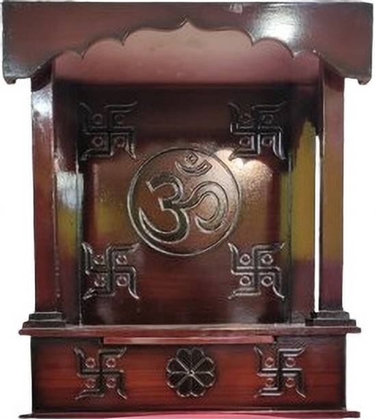 ETWARI Etwari glossy finished Engineered Wood Home Temple