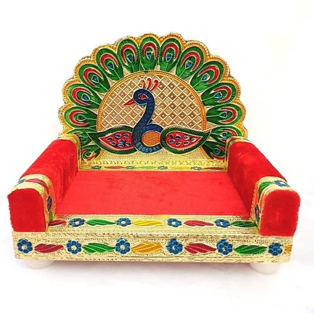 Codaisy Singhasan for 0 to 2 no. Solid Wood Home Temple