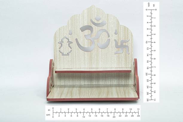 STASTORE Wooden Best Designer antique Home Pooja Ghar Decorative Wall Hanging Temple.Art and Craft Wooden Temple Beautiful Plywood Pooja mandir Room Home Decor Office OR Home Temple Engineered Wood Home Temple