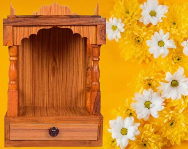 sakshi traders Solid Wood Home Temple