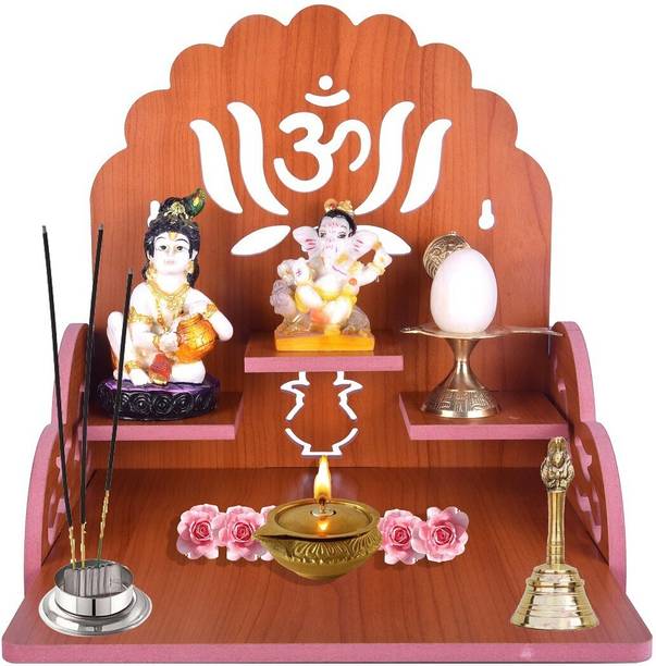 Bloriza Art and Craft Wooden Temple Beautiful Plywood Mandir Pooja Room Home Decor Office OR Home Temple Temple Wooden Beautiful Plywood Mandir Pooja Room Home Decor Office OR Home Temple Wall Hanging Product Engineered Wood Home TempleWooden Singhasan Temple for God, Laddu Gopal Sinhasan for Pooja Mandir, Singhasan for Diwali, Durga Pooja, Navratri, Ganesh Chaturthi Engineered Wood Home Temple
