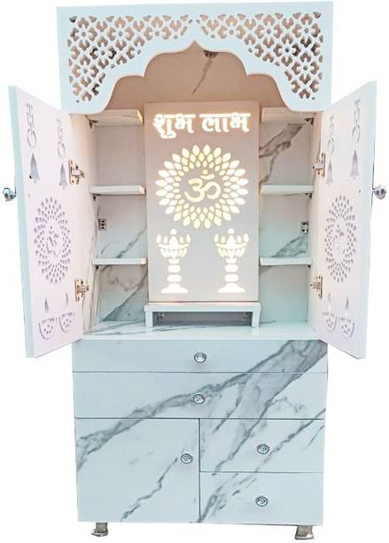Vimlesh E01 Engineered Wood Home Temple
