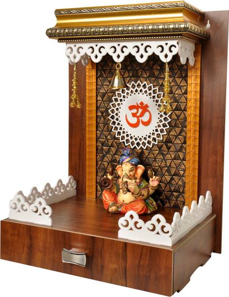 7CR Copper Diamond Solid Wood Home Temple
