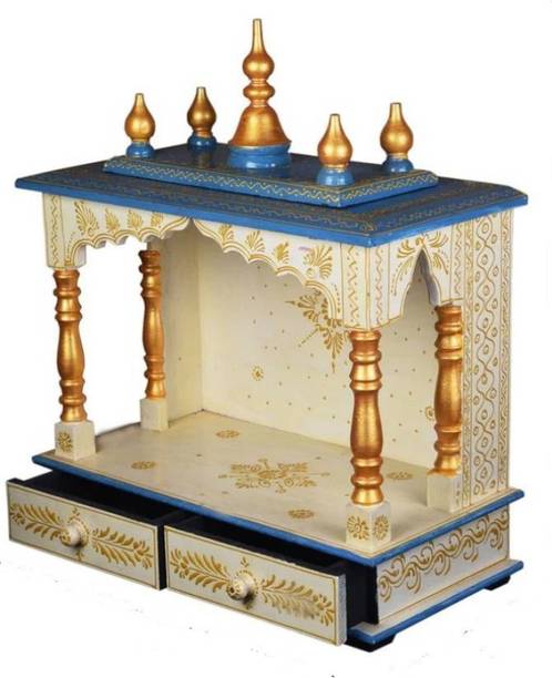 Murfi (Mandir) Temple for Home Pooja, Arti ||Unique Design Temple for Home and Office Solid Wood Home Temple
