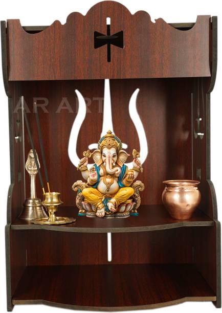 AR ART MANDIR/POOJAMANDIR/PRAYSHELF/GODTEMPLE ll Engineered Wood Home Temple