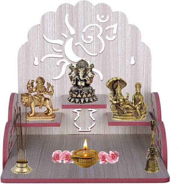 mbseneterprise Modern temple|Small temple|Handmade Temple|Temple|Puja mandir|Mandapam|temple| Engineered Wood, Solid Wood Home Temple