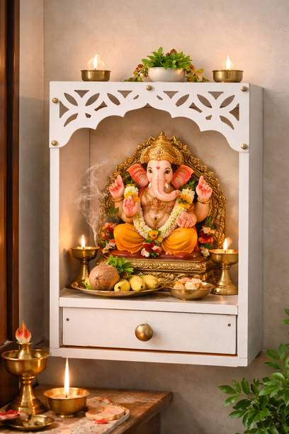 BasantShiv Engineered Wood Home Temple