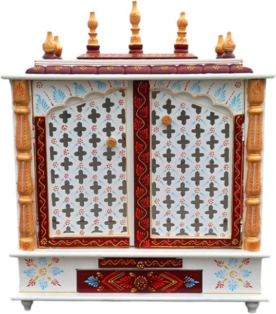 ARINDAMH BbrownD Solid Wood Home Temple