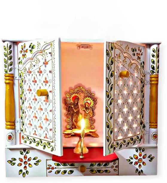 Sit and stay KALAMKARI 2 Engineered Wood Home Temple