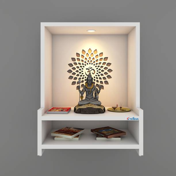 ANIKAA Shivalaya Engineered Wood Home Temple