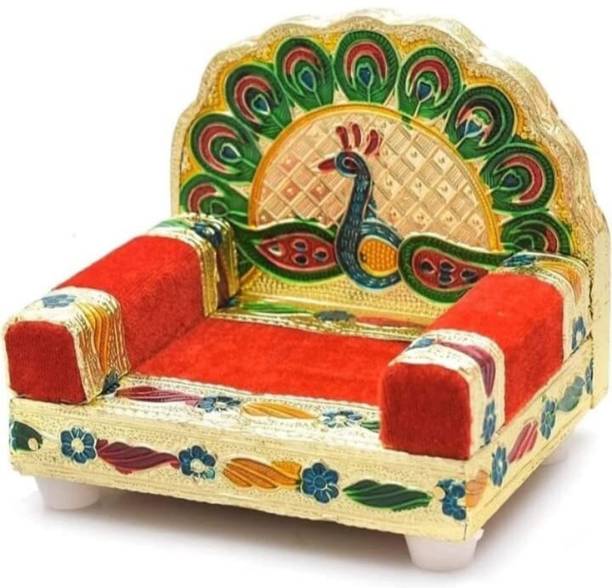 Brajraj Laddu Gopal Kanha Ji Singhasan Solid Wood Home Temple Engineered Wood Home Temple