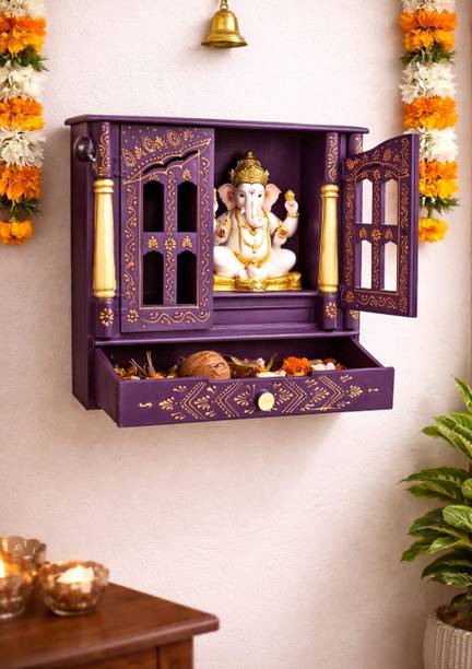 JAMWAIART Solid Wood Home Temple