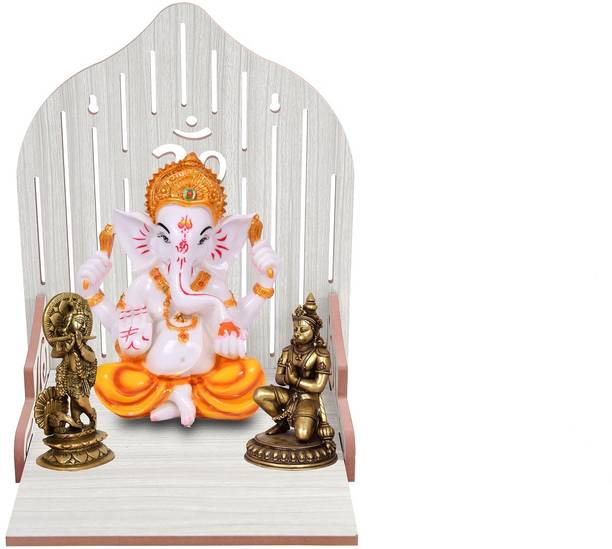 Nirmit k impex Solid Wood Home Temple