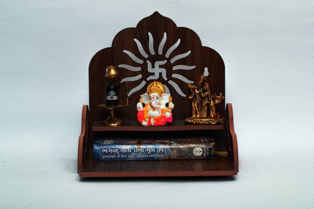 Rudrax Antique Wood Home Temp Wall HangingEngineered Wood Home Temple. Engineered Wood Home Temple