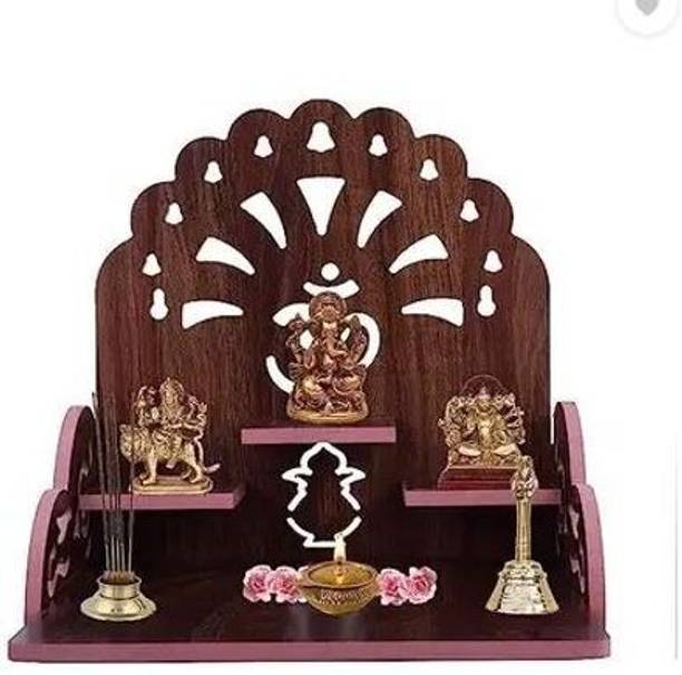 Utkarsh 12nmandie Solid Wood Home Temple