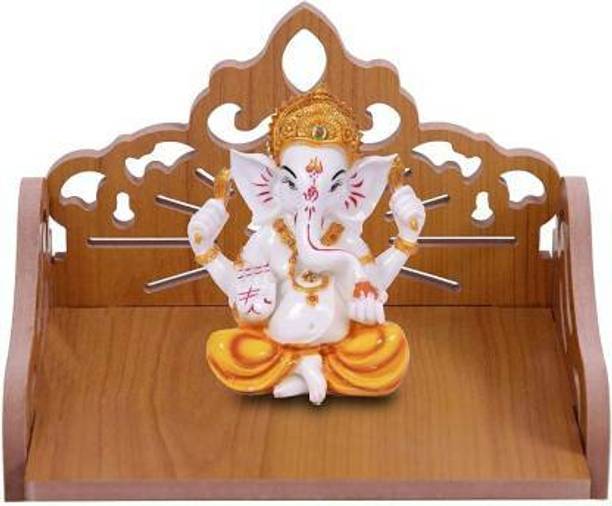 Gojeeva Premium Wooden Temple For Home, Office, Decor_32 Engineered Wood Home Temple