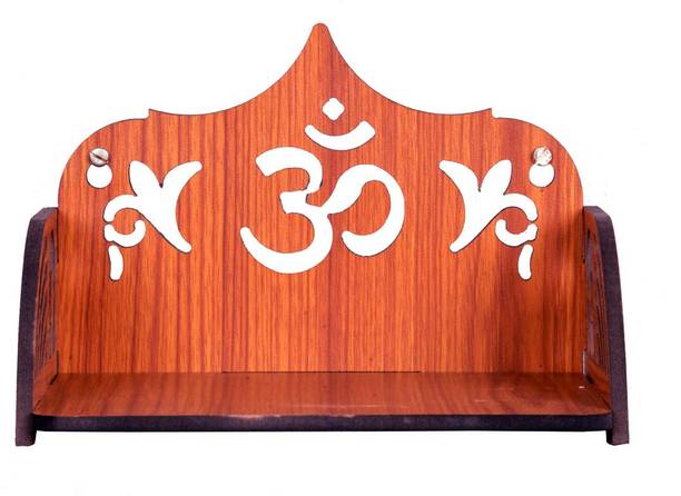 FurniGully multipurpose smart temple wall decor item god mandir modren Engineered Wood Home Temple