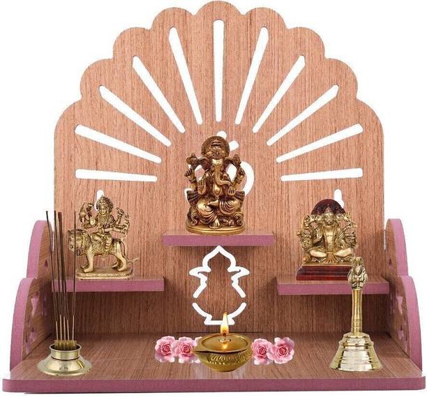 Bloriza Art and Craft Wooden Temple Beautiful Plywood Mandir Pooja Room Home Decor Office OR Home Temple Temple Wooden Beautiful Plywood Mandir Pooja Room Home Decor Office OR Home Temple Wall Hanging Product Engineered Wood Home TempleWooden Singhasan Temple for God, Laddu Gopal Sinhasan for Pooja Mandir, Singhasan for Diwali, Durga Pooja, Navratri, Ganesh Chaturthi Engineered Wood Home Temple