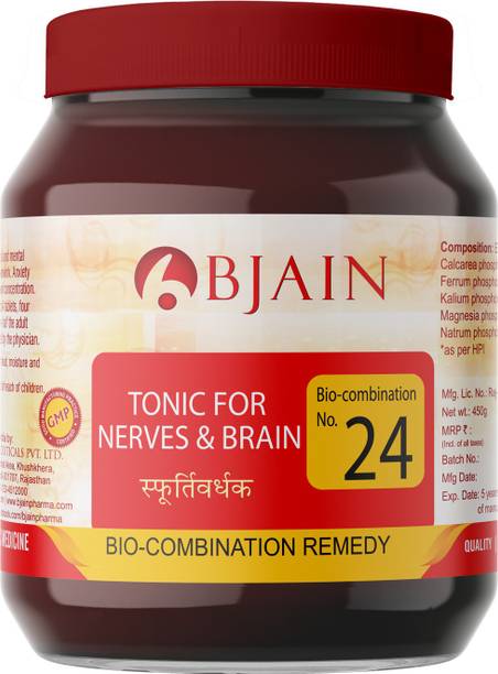 Bjain Bio-Combination No.24 (Tonic For Nerves & Brain) ...